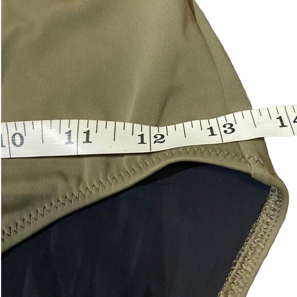Solid and Striped Nina One Piece Swimsuit Women Small Olive Green Missing Beltd - Picture 12 of 14